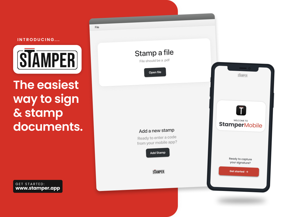 Stamper: the easiest way to stamp and sign documents