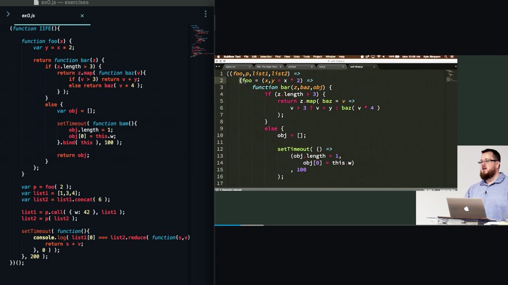 Course Review: ES6: The Right Parts by Kyle Simpson