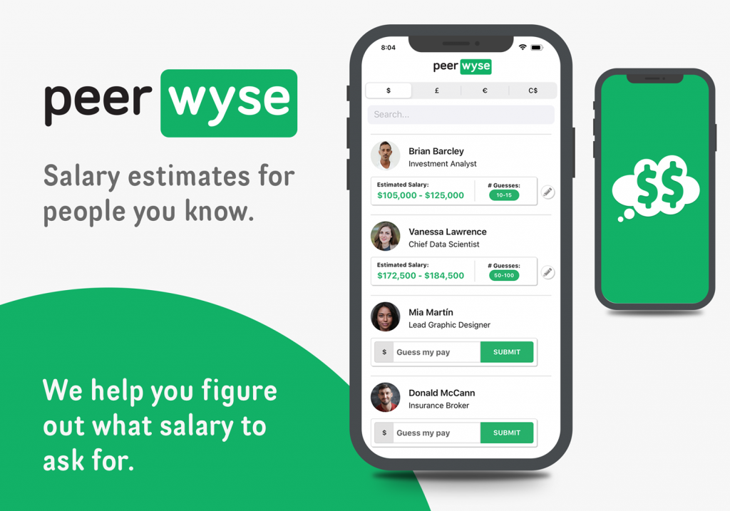 PeerWyse - Salary estimates for people you know