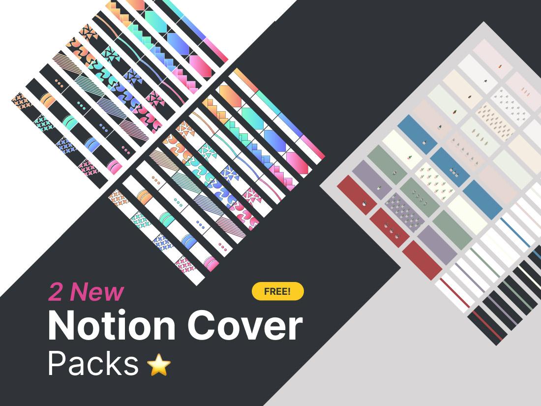 2 New Notion Cover Packs
